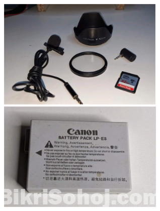 Canon 550d video camera sell